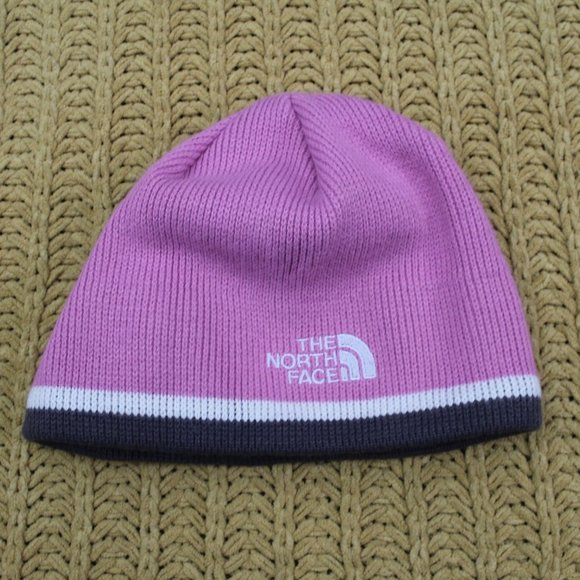 ⬇️ $22 The North Face Pink, White, and Gray Girl's Hat - Picture 7 of 8